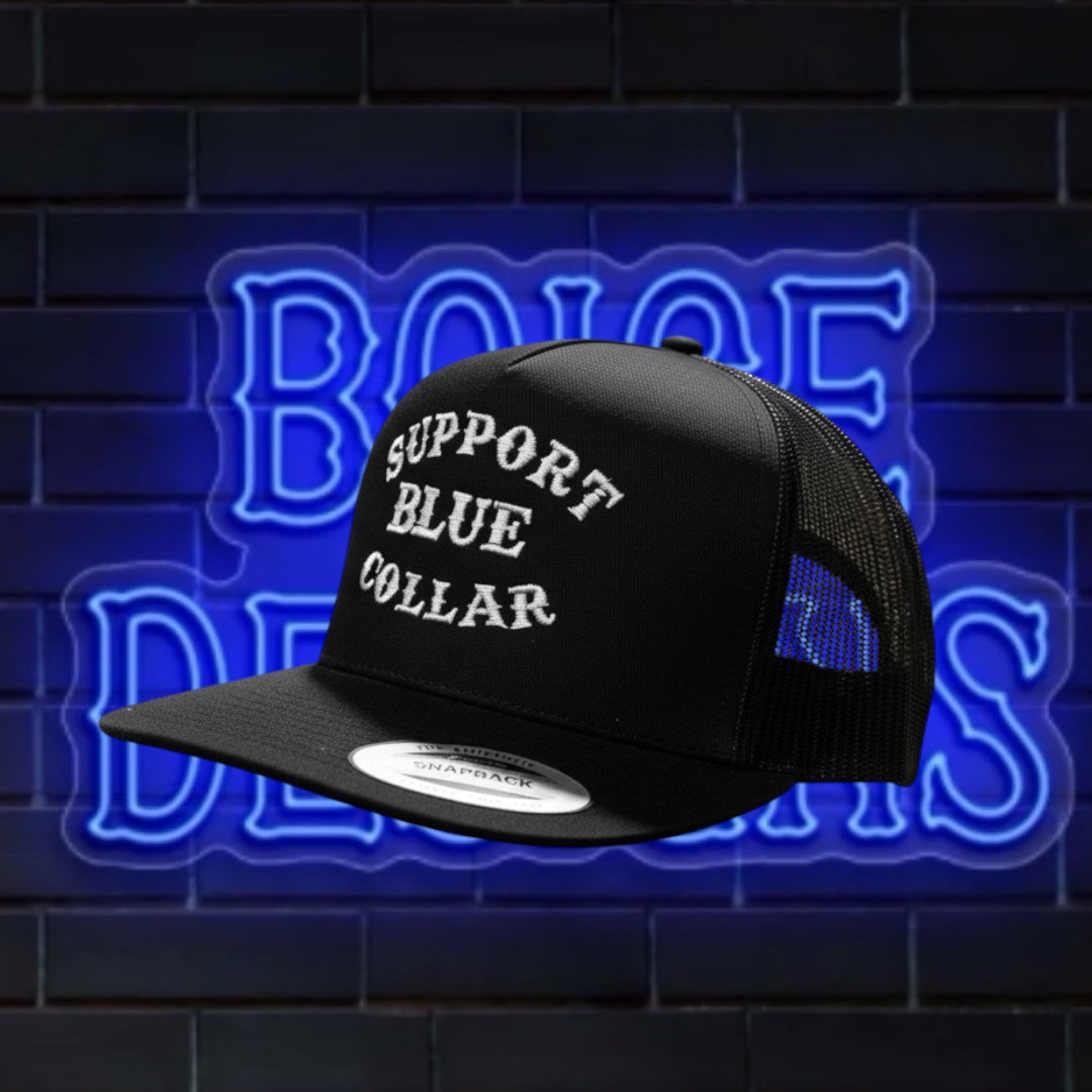 Support Blue Collar SnapBack Hat