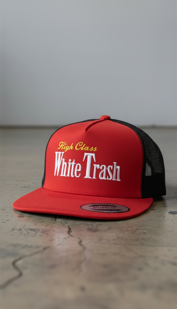 High class White Trash SnapBack