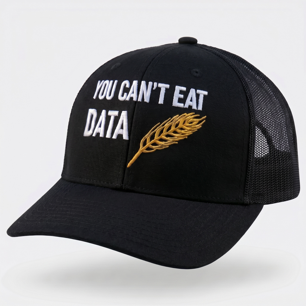 You can’t eat DATA trucker hat