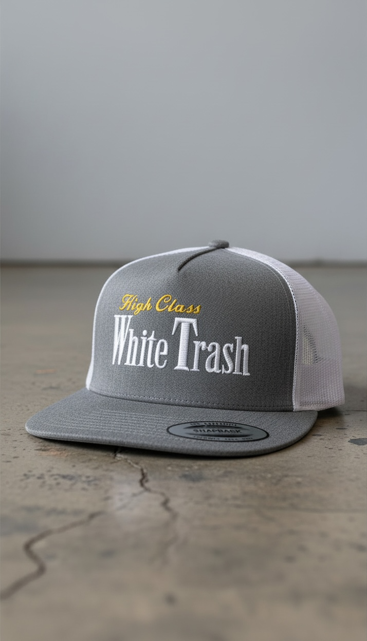 High class White Trash SnapBack