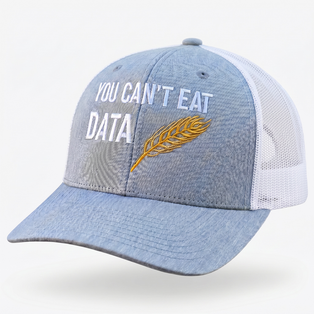 You can’t eat DATA trucker hat