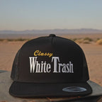 Classy White Trash Snapback Hat